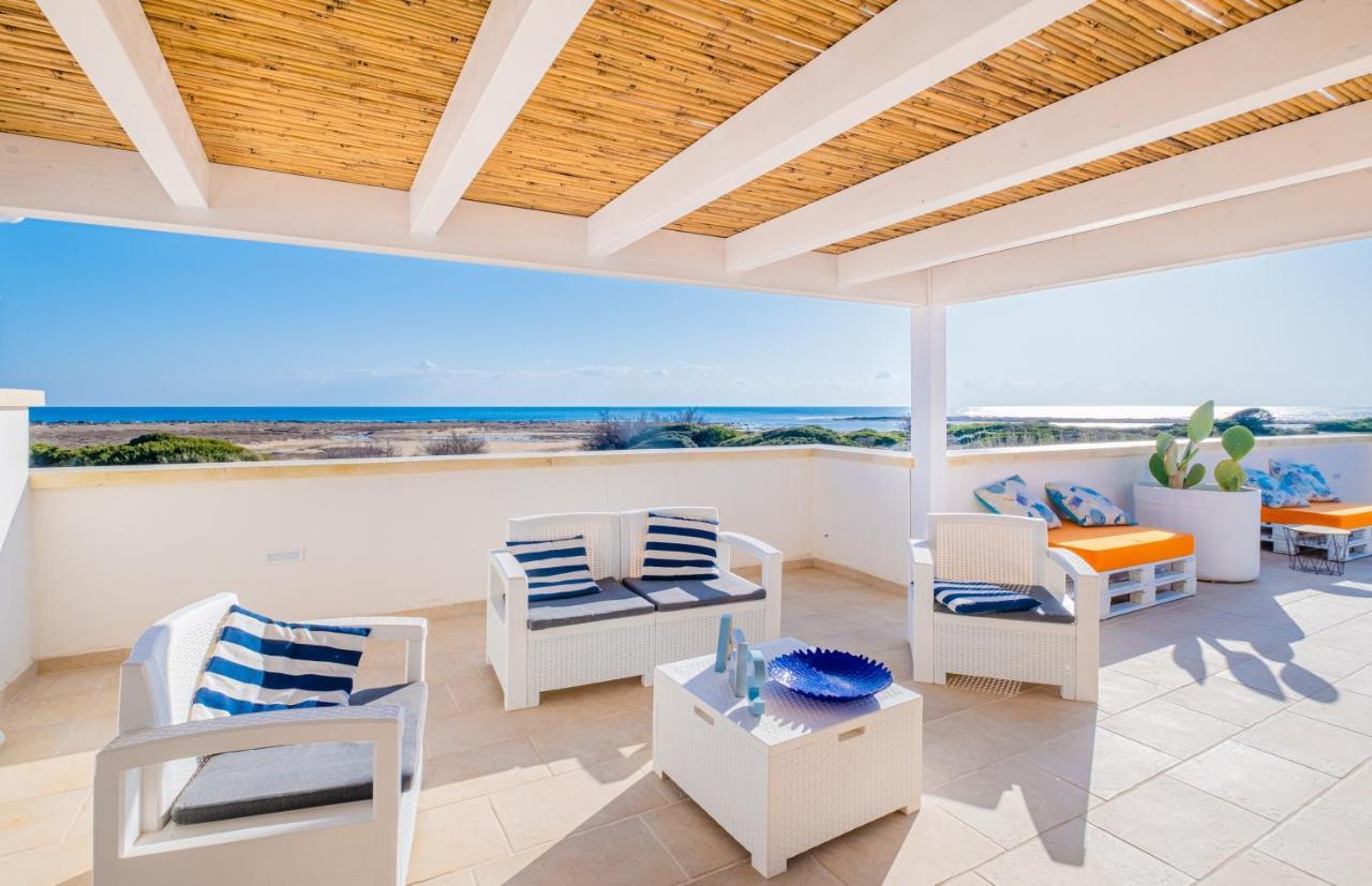 Villette Lux Fronte Spiaggia - Torre Pali Exterior photo