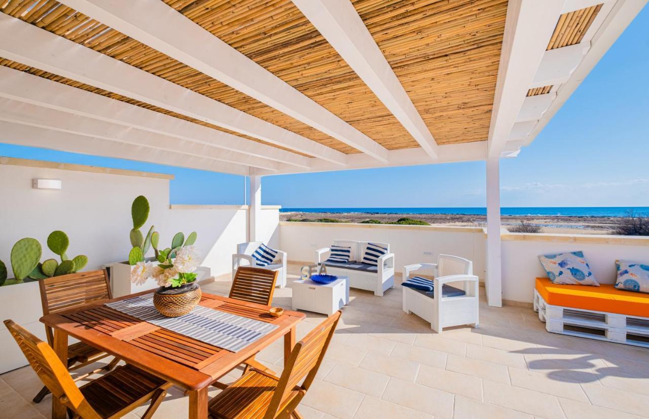 Villette Lux Fronte Spiaggia - Torre Pali Exterior photo
