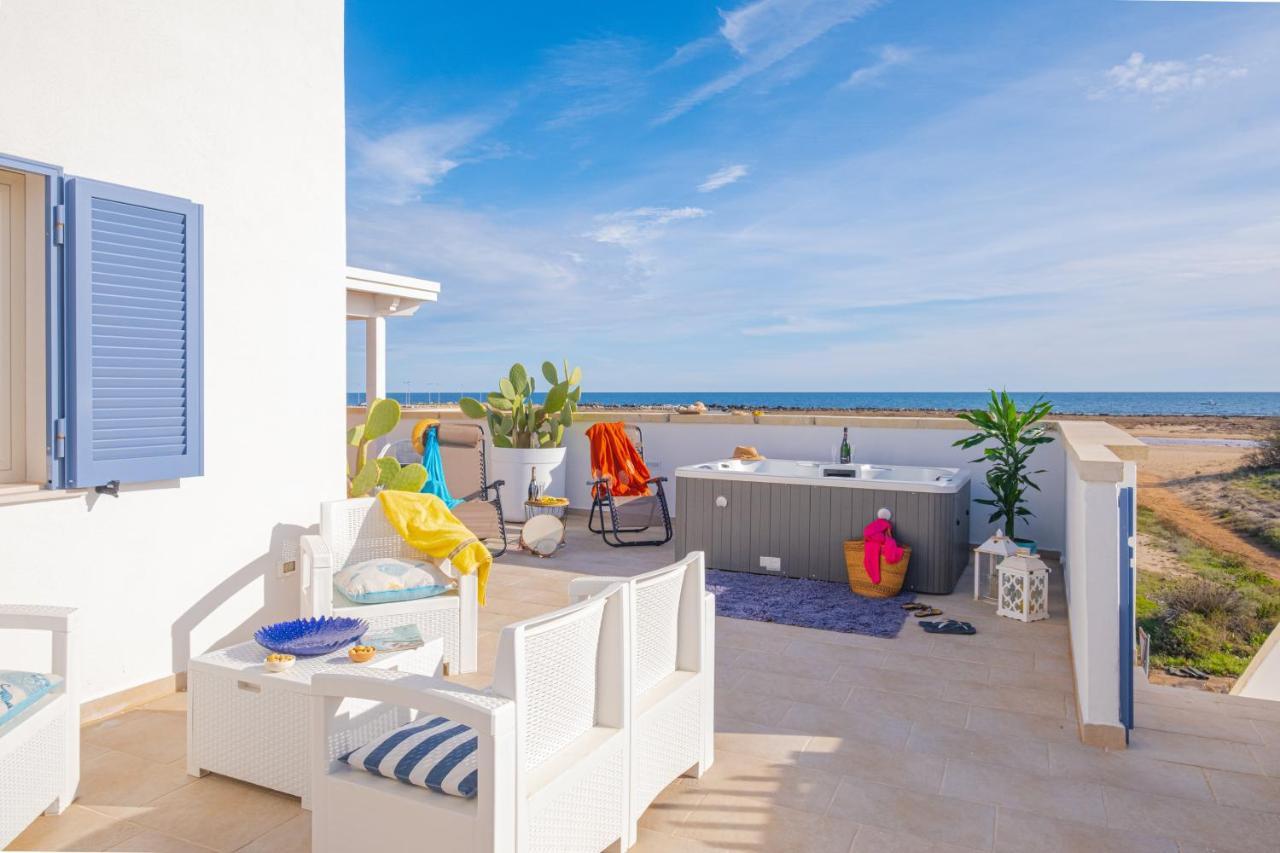 Villette Lux Fronte Spiaggia - Torre Pali Exterior photo