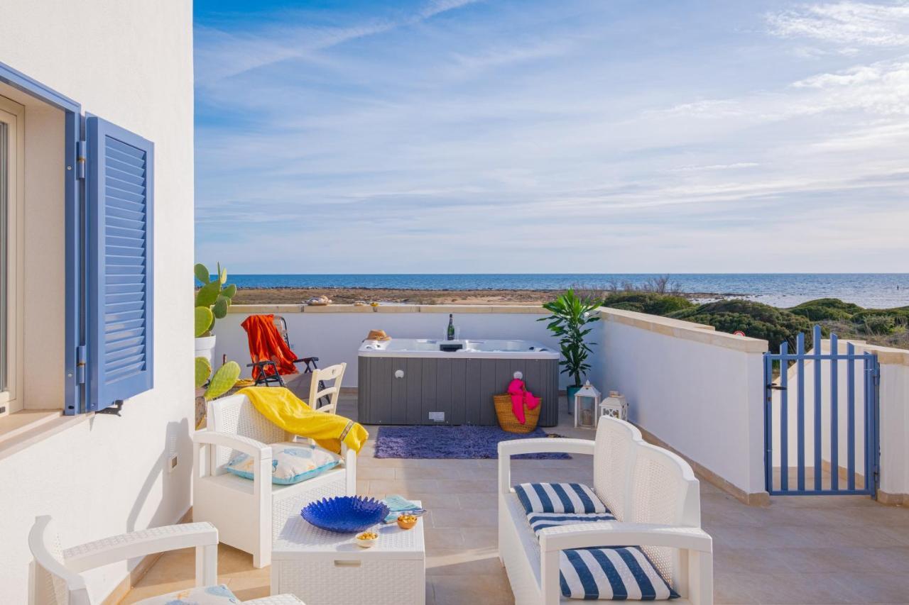 Villette Lux Fronte Spiaggia - Torre Pali Exterior photo